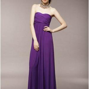 Sexy, Elegant Deep Purple Tube Dress - Available..