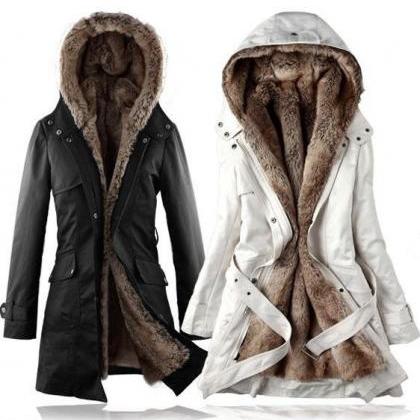 Thicken Fleece Faux Fur Warm Winter..