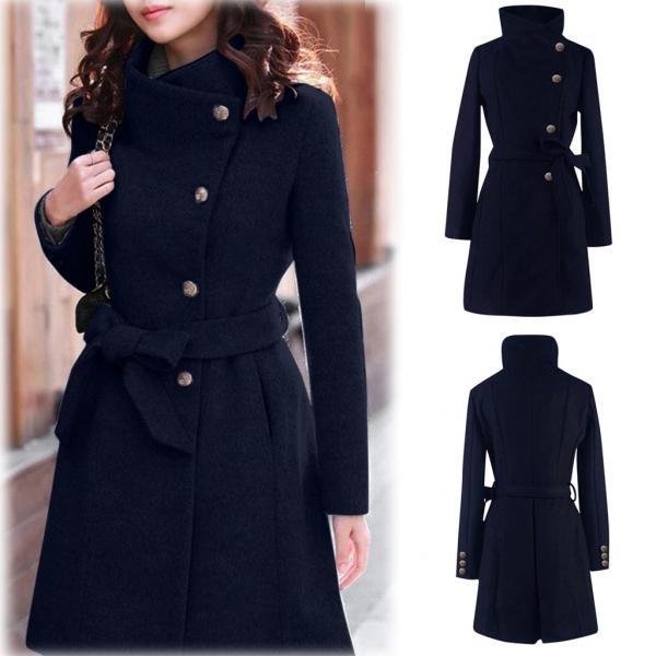 Warm Winter Women Symmetrical Long Sleeve Outerwear Coat Jacket (S to 3XL)